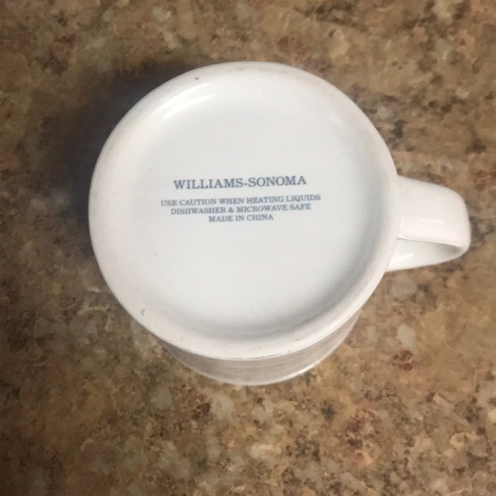 Williams-Sonoma Monogram Espresso Cup